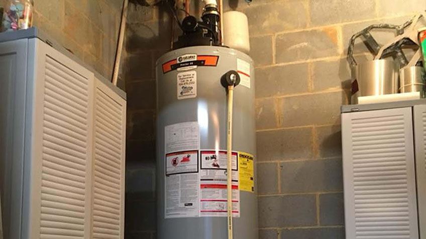 Newly-installed water heater Concord, NC